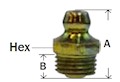 Metric Grease Fitting Straight Ball Check Diagram 3